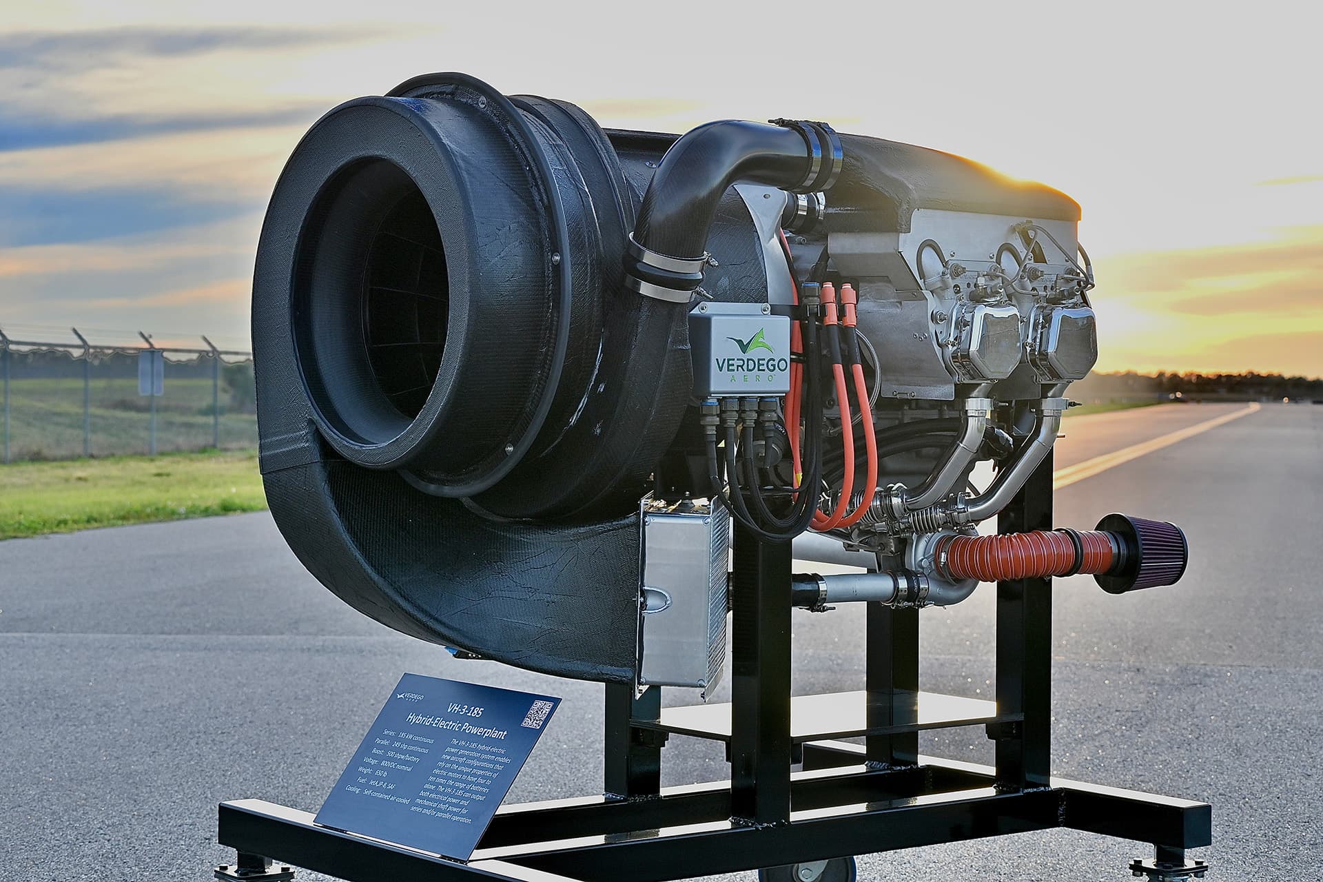 VerdeGo Aero VH-3 hybrid-electric powerplant for advanced air mobility