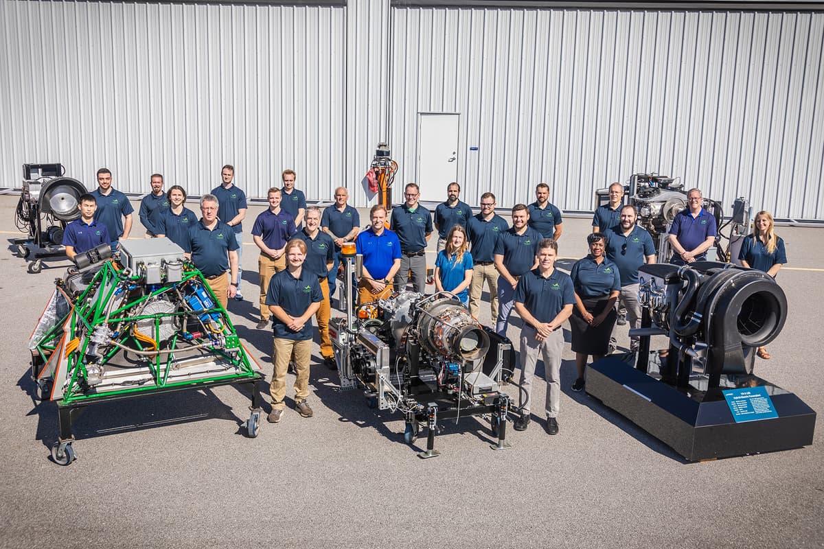 VerdeGo Aero engineering team at their Daytona Beach facility